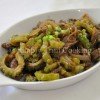Beef with Caraili, beef with bitter melon, beef with bitter gourd