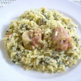 Trini Bhaji Rice