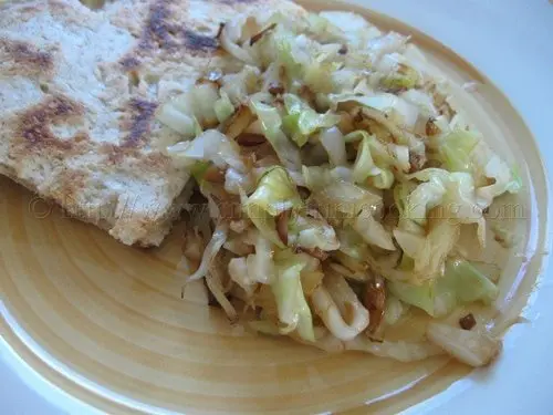 Bake and Fry Cabbage