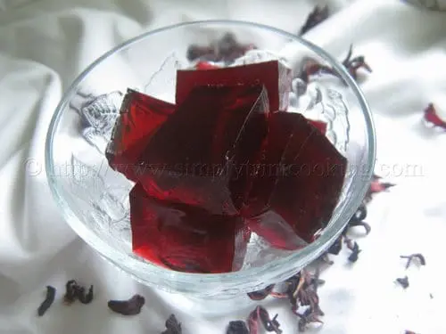 Sorrel Flavoured Gelatin