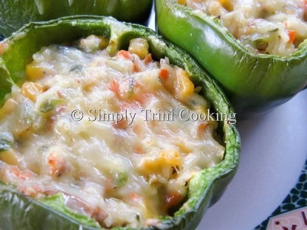 stuffed sweet peppers vegetarian