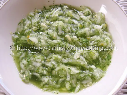 Cucumber Chutney