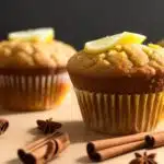 Apple Lemon with Cinnamon Muffins 2 apple lemon with cinnamon muffin