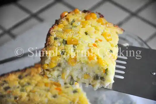 Eggless Corn Pie