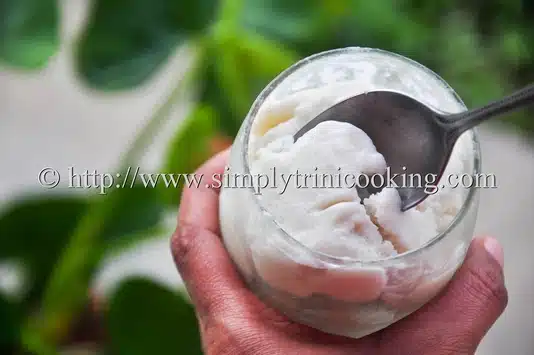 barbadine coconut ice cream