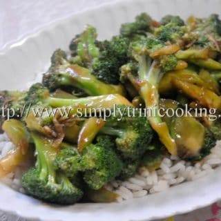 broccoli in garlic sauce