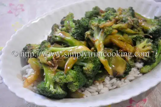 broccoli in garlic sauce