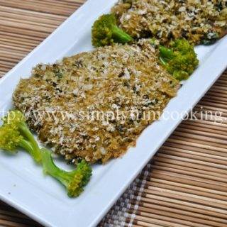 herb crusted fish