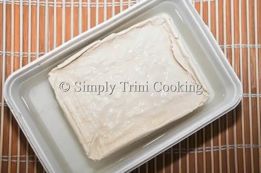 homemade tofu