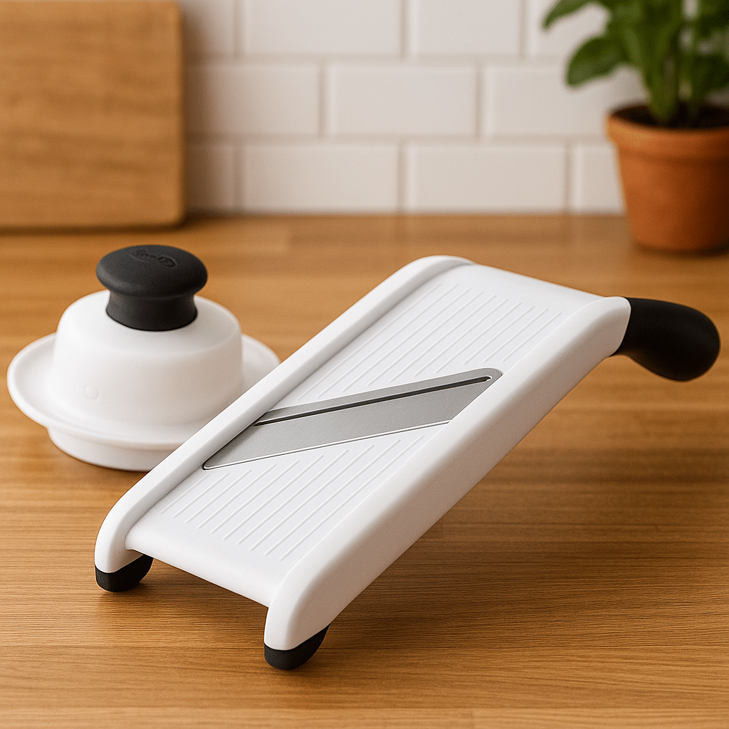 10 Must-Have Kitchen Gadgets for Effortless Meals (Trini Home Edition) 5
OXO-Good-Grips-Handheld-Mandoline-SlicerWhite