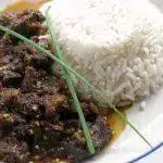 Stew Melongene with Beef