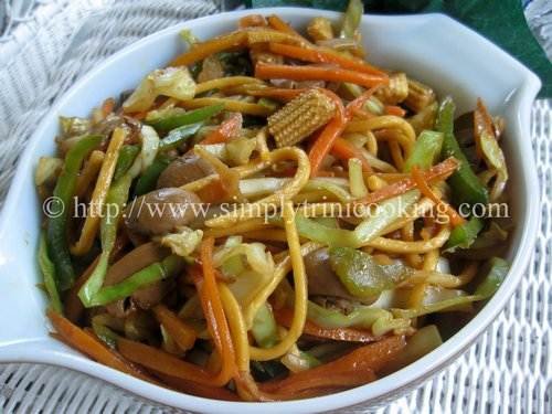 vegetable chow mein