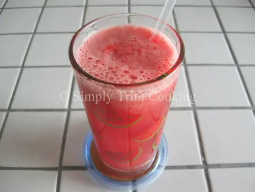 Watermelon Drink, Agua de Sandia