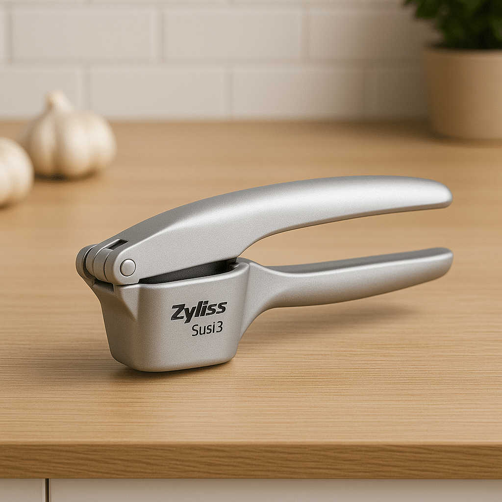 10 Must-Have Kitchen Gadgets for Effortless Meals (Trini Home Edition) 9 Zyliss-Susi-3-Garlic-Press