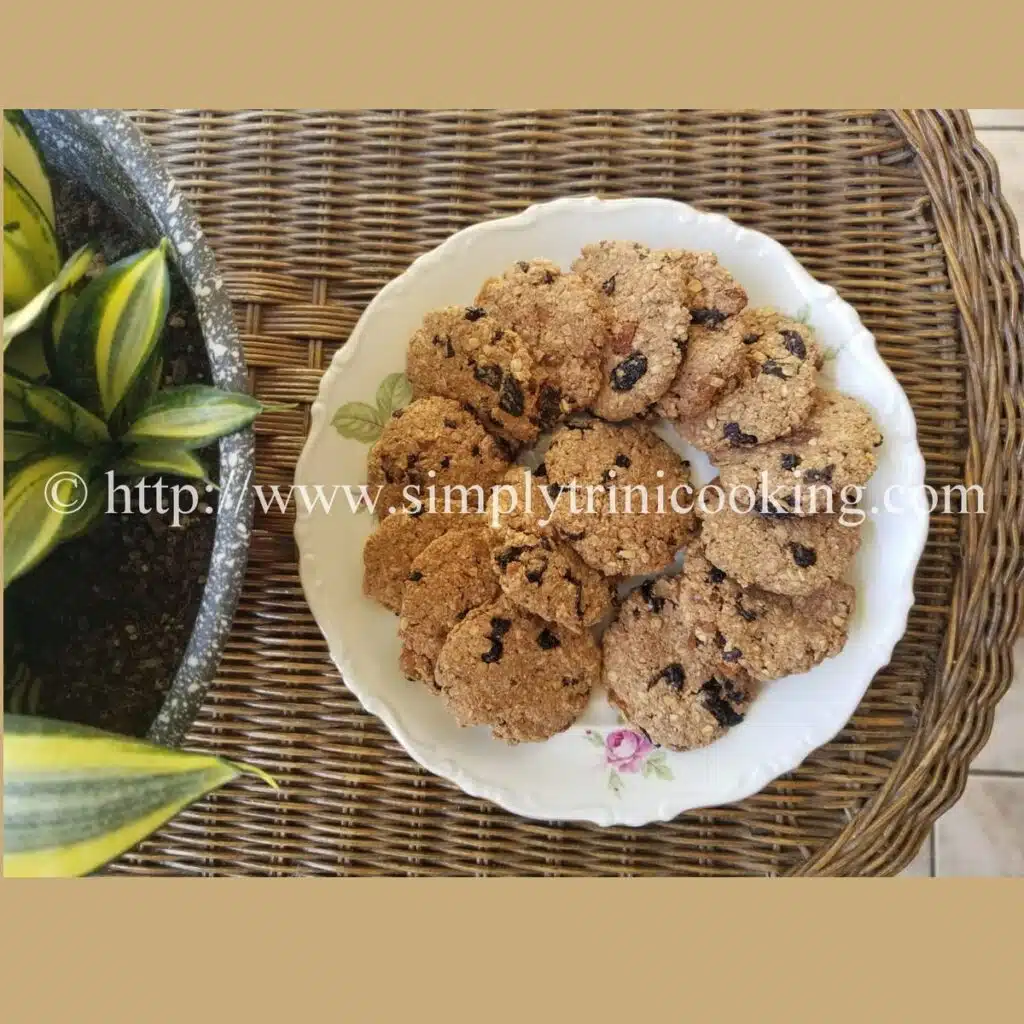 almond oatmeal cookie1200