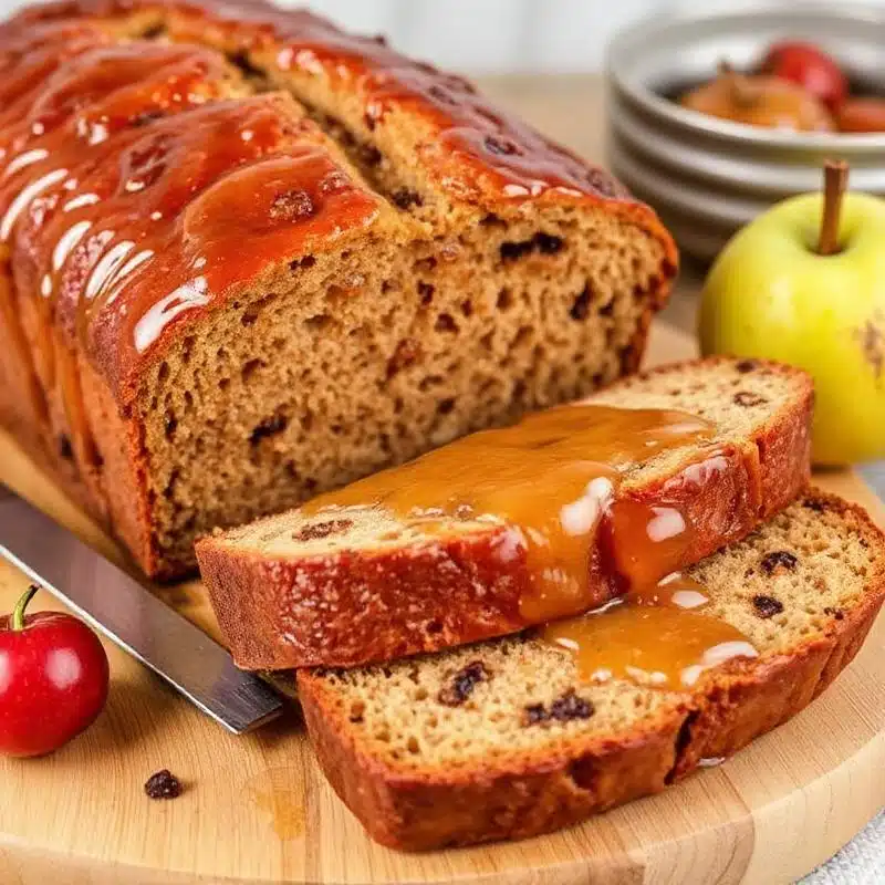 Apple Raisin Bread 1 apple raisin bread w glaze