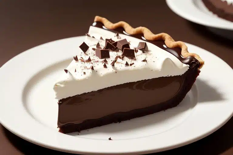 Chocolate Ribbon Pie 1 chocolate ribbon pie with choc