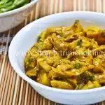 curry tannia and saltfish 1