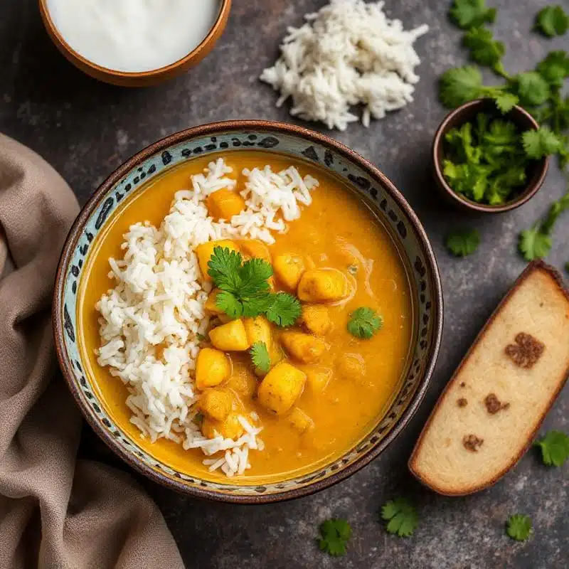 Dasheen Coconut Curry 1 dasheen coconut curry