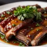 easy baked spare ribs with a s