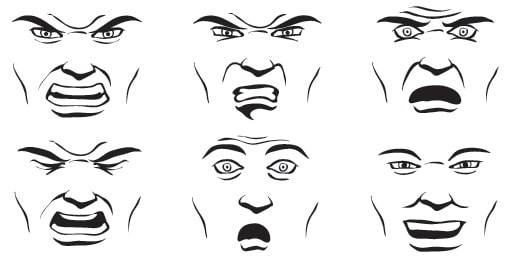Facial Displays of Fear and Anger | Simply Trini Cooking