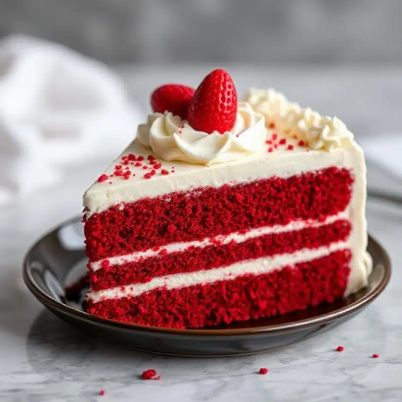 Red Velvet Cake: A Slice of Elegance 1 red velvet cake