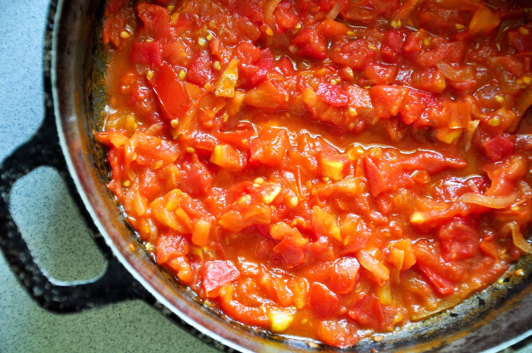 A Smooth and Delicious Tomato Choka | Simply Trini Cooking