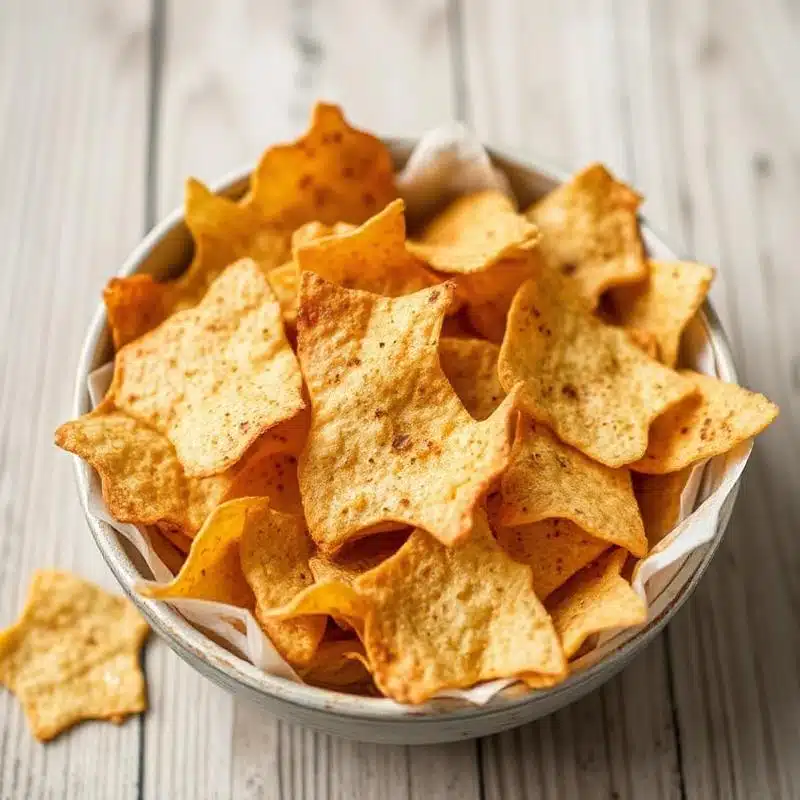 Crispy Tortilla Chips or Warm Corn Tortillas 3 tortilla chips